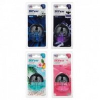 Ароматизатор на дефлектор Skyway, 10, новая машина, парфюм, летний бриз, бабл гам NEW GALAXY