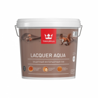 Лак колеруемый ЕВРО LACQUER AQUA мат. 2.7л ТИККУРИЛА
