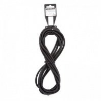 Труба автомобильная гофрированная ПП, Ø4,7мм, разрезная (бухта 5 м/уп) REXANT