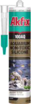 Akfix 100AQ Аквариумный силикон, 280 мл. Черный