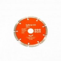 Алмазный диск сегмент 125х22,2мм, высота алмаз. слоя 7мм, сухой рез, по бетону/кирпичу/камню, Bohrer Мастер
