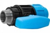 Кран шаровой ПНД 32х1" НР ПРО латунная резьба Джилекс