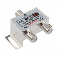 Делитель ТВx2 под F-разъем, 5-1000МГц, Silver (3 F-разъема в комплекте) REXANT