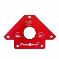 Угольник магнитный 3 угла, до 34кг, угол 45, 90, 135 75LBS,