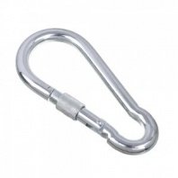 Карабин пожарный быстросъемный 12мм (1шт) винтовой ЕРМАК