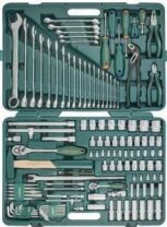 Набор инструментов 127 предметов, 1/2", 1/4"DR, универсальный Jonnesway S04H524127S (S04H524127S18)