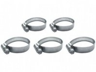 Хомут червячный 5/8", 5шт, оцинк. сталь, Maestro