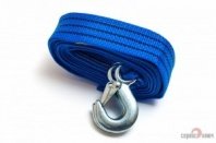 Трос буксировочный 5т, 4,5м, 2 крюка, в пакете СЕРВИС КЛЮЧ