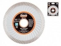 Алмазный диск турбоволна 125х22мм, сухой рез, универс. GEPARD