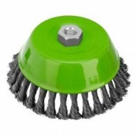 Щетка чашка УШМ 150мм крученая М14, 0,5мм Сибртех