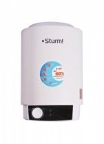 Водонагреватель накопительный Sturm!, 10л, 3кВт, устан. над раковиной, круглый корп. WH3010UR