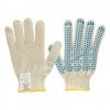Перчатки х/б 7,5 класс Протектор белые Премиум
