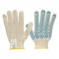 Перчатки х/б 7,5 класс Протектор белые Премиум