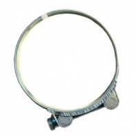 Хомут обжимной червячный усиленный, 98-103 мм, цинк, Robust