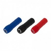 Фонарь светодиодный на батарейках, универсальный, однорежимный, противоскользящий пластик, компактный REXANT