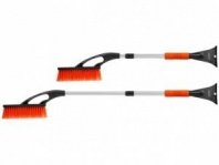 Щетка-сметка для снега со скребком 870-1170мм, телескопическая, "М5"