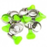 Хомут-бабочка 16-25мм, 10шт, пласт. ключ, нерж. сталь Политех