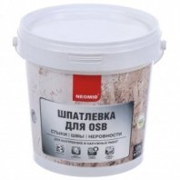 Шпатлевка для OSB 1,3кг, для внутр и наруж раб, Neomid