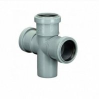 Крестовина канализационная 1-плоск, 50х50х50мм, 95 град.