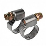 Хомут червячный 8-12мм, 50шт, ширина 0,7мм, (упак. 50 шт) REXANT