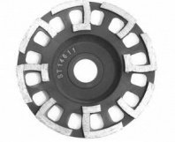 Чашка алмазная 125мм зачистная Г-сегмент (8 сегментов) (серая) Strong