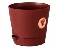 Кашпо д/цветов круглое Азалия 2,8л (Коричневый)*42 3480
