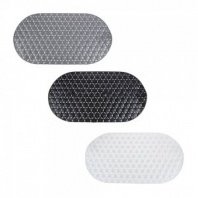 Коврик в ванну противоскользящий, ПВХ, 66x35см, "Универсал", 3 цвета VETTA