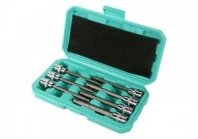Набор головок со вставкой HEX 3/8" 7шт Н3-Н10, длина 110мм шар. наконеч в кейсе СrV Sturm! 1045-18-B7-110